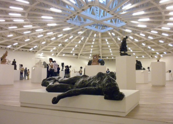 L'intérieur de son musée.