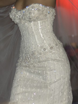 diamond weeding dress