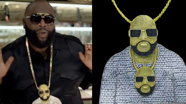Rick-Ross-Chaine-Rick-Ross-Or-Diamant